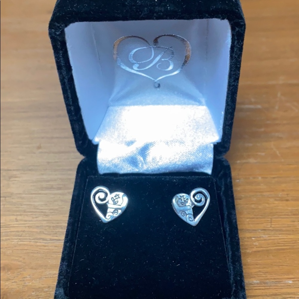 Silver Brighton Post Earrings - image 1